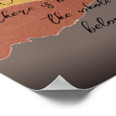 de inhoud van het abstract citaat van Lao Tzu, dat Poster (Hoek)