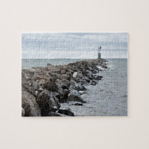 De inlaat bij Lake Montauk Point Legpuzzel