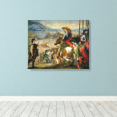 De inname van Breisach Canvas Afdruk (Insitu (Houten vloer))