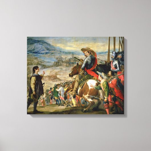 De inname van Breisach Canvas Afdruk (Voorkant)