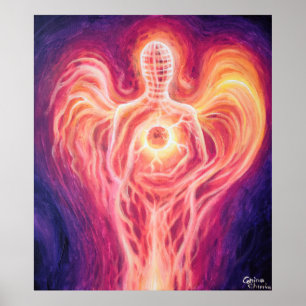 De innerlijke zon omarmen poster