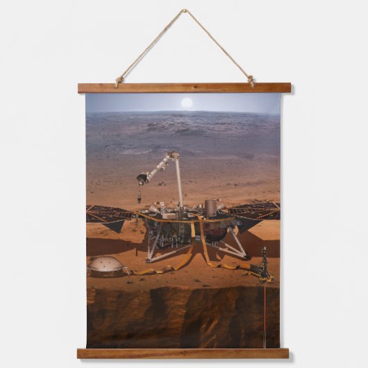 De Insight Lander Hangend Wandkleed (Voorkant)