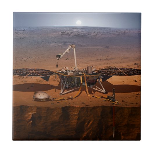 De Insight Lander Tegeltje (Voorkant)