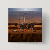 De Insight Lander Vierkante Button 5,1 Cm (Voorkant)