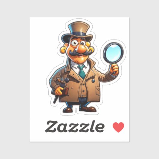 De Inspecteur Sticker (Vel)