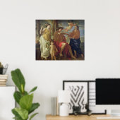 De inspiratie van de dichter poster (Thuiskantoor)