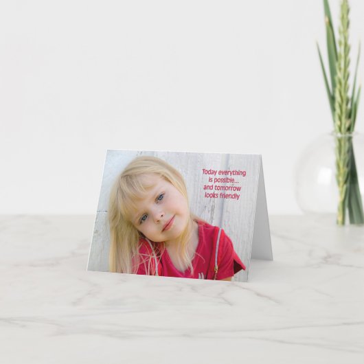 De inspiratie van vandaag kaart (Voorkant)