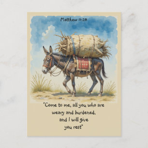 De Inspirerend bijbeltekst citeert Matt Briefkaart