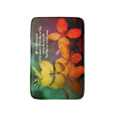 De Inspirerend Bloemen van het Leven Abstracte Cit Badmat (Voorkant Verticaal)