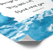 De Inspirerend Schrift citeert oceaangolven Poster (Hoek)