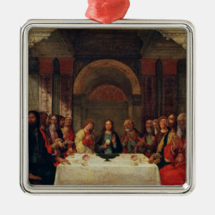 De instelling van de Eucharist, c.1490 Metalen Ornament