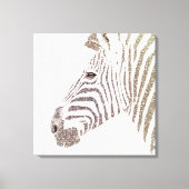 De intellectuele Zebra Canvas Afdruk (Voorkant)