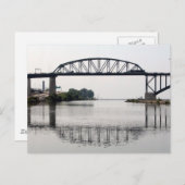 De internationale vredesbrug briefkaart (Voorkant / Achterkant)