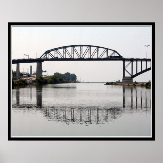 De internationale vredesbrug poster (Voorkant)