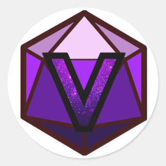De INVICTUS Stream "PAARSE TEAM" Logo Ronde Sticker