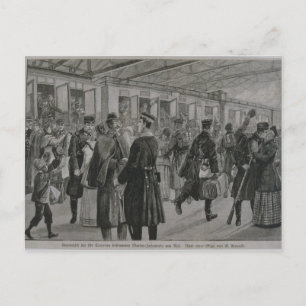 De inzet van de Koninklijke Mariniers van Kiel Briefkaart