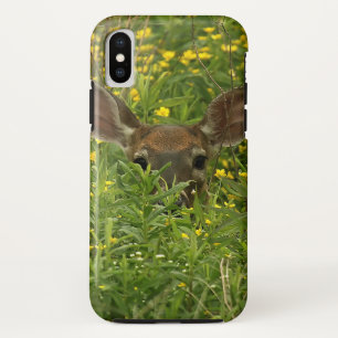De iPhone-draagtas van wilde bloemen iPhone X Hoesje