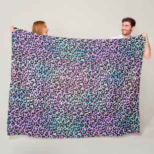 De Iridescent Luipaard Serie Design 12 Fleece Deken