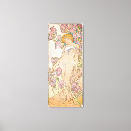 De Iris (1897) door Alphonse Mucha Canvas Afdruk
