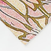 De Iris (1897) door Alphonse Mucha Fleece Deken (Hoek)