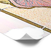 De Iris (1897) door Alphonse Mucha Poster (Hoek)