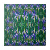 De Iris Fields Tile Tegeltje (Voorkant)