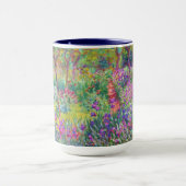 De Iris Garden bij Giverny Claude Monet cool, oud, Mok (Midden)