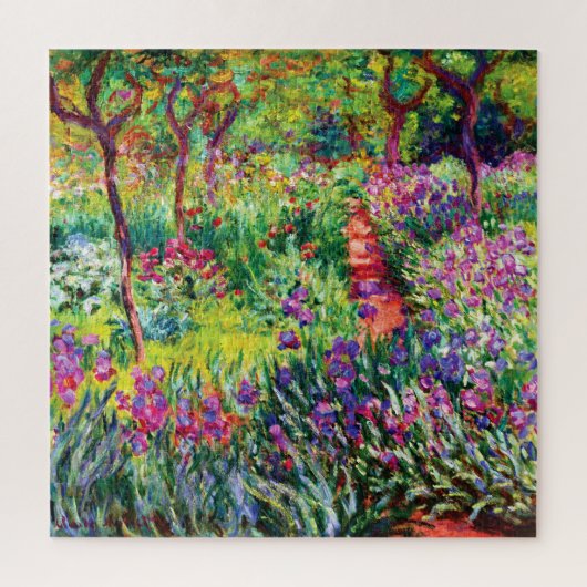 De Iris Garden in Giverny door Claude Monet Legpuzzel (Verticaal)