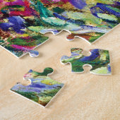 De Iris Garden in Giverny door Claude Monet Legpuzzel (Zijkant)