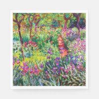 De Iris Garden in Giverny door Claude Monet
