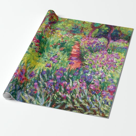 De Iris Garden van Claude Monet Cadeaupapier (Uitgerold)