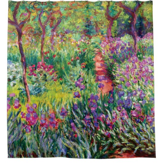 De Iris Garden van Claude Monet Douchegordijn (Voorkant)
