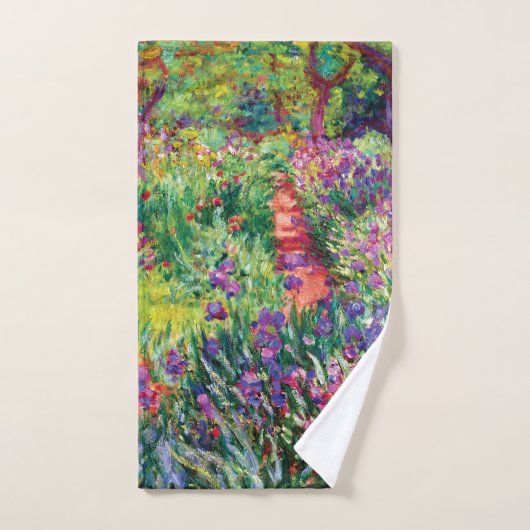 De Iris Garden van Claude Monet Handdoek (Handdoek)