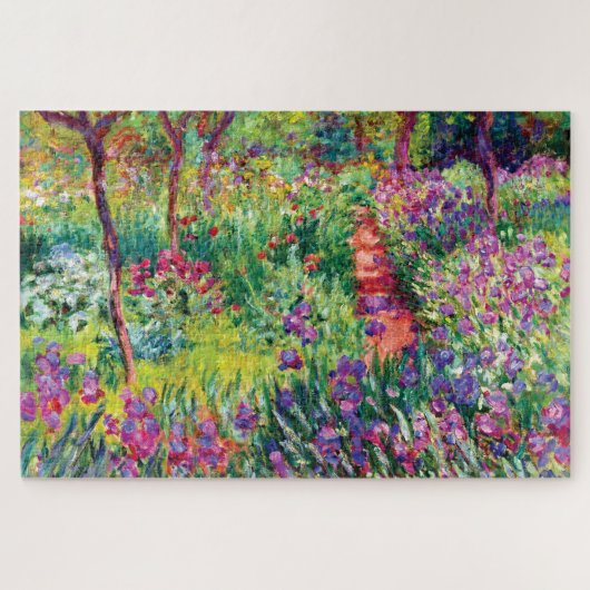 De Iris Garden van Claude Monet Legpuzzel (Horizontaal)