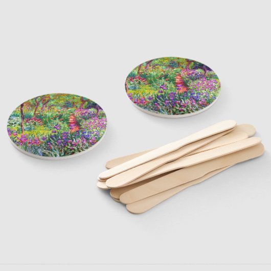 De Iris Garden van Claude Monet Sleutelhanger Handwaaier (Niet-gemonteerd)