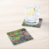 De Iris Garden van Claude Monet Vierkante Kartonnen Onderzetter (Insitu)