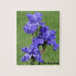 De Iris Lady Photo Puzzles en Tins Legpuzzel