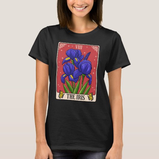 De Iris Tarot Kaart T-shirt (Voorkant)