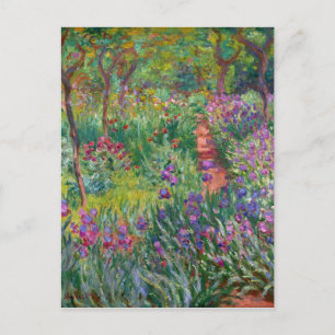 De Iris-tuin in Giverny door Claude Monet Briefkaart