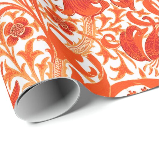 De Iris van William Morris en Lelie, Mandarijntje Cadeaupapier (Rol Hoek)