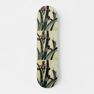 De Irissen van Hokusai van Katsushika (Detail) Skateboard