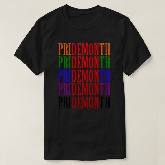 De Iron Demon Pride maand T-shirt (Design voorkant)