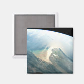 De Irrawaddy-rivierdelta in Birma (Myanmar). Magneet (Voorkant / Achterkant)