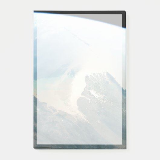 De Irrawaddy-rivierdelta in Birma (Myanmar). Post-it® Notes (Voorkant)