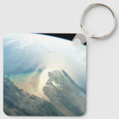 De Irrawaddy-rivierdelta in Birma (Myanmar). Sleutelhanger (Achterkant)