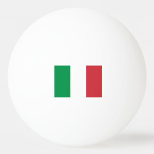 De Italiaanse ballen van de vlagpingpong voor