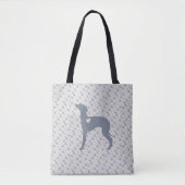 De Italiaanse Canvas tas Greyhound Dog, redding Ig (Voorkant)
