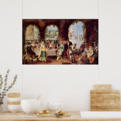 De Italiaanse Comedians Poster (Keuken)