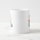 De Italiaanse droom - De witte lotus Extra Grote Beker (Voorkant)