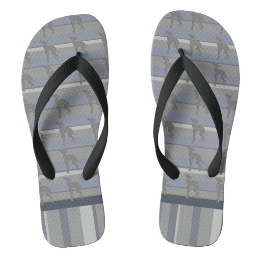 De Italiaanse Greyhound Flip Flop Shoes. Gekke Igg (Voetbed)